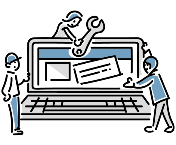 カスタマイズのイラスト