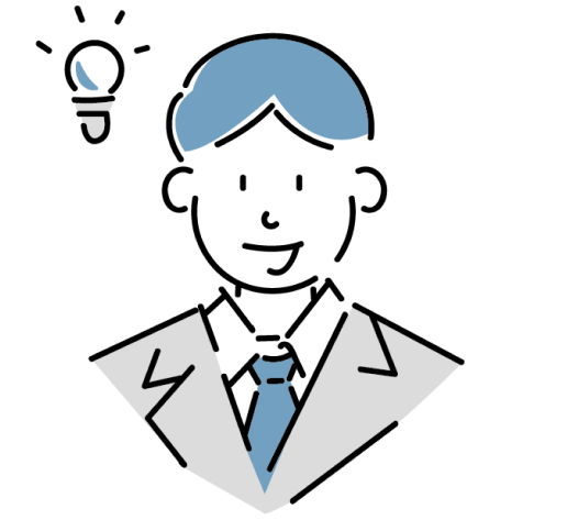 男性社員のイラスト