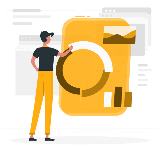 ダウンロード機能のイラスト